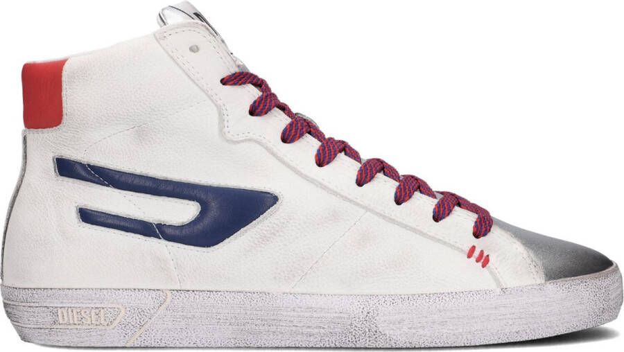 Diesel S leroji Mid X Hoge sneakers Leren Sneaker Heren Wit