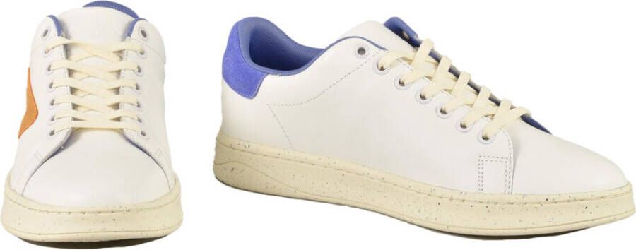 Diesel Leren Sneakers met Rubberen Zool White