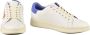 Diesel Leren Sneakers met Rubberen Zool White - Thumbnail 1