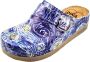 DINA Medische dames klompen PU zool PU klompen met kunststof zool ziekenhuis klompen zorgklompen CLOGS Van Gogh Starry Night - Thumbnail 2