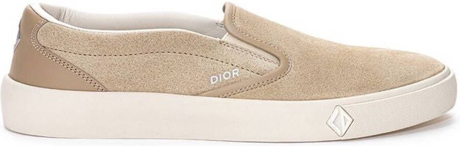 Dior Beige Lederen Sneaker Beige