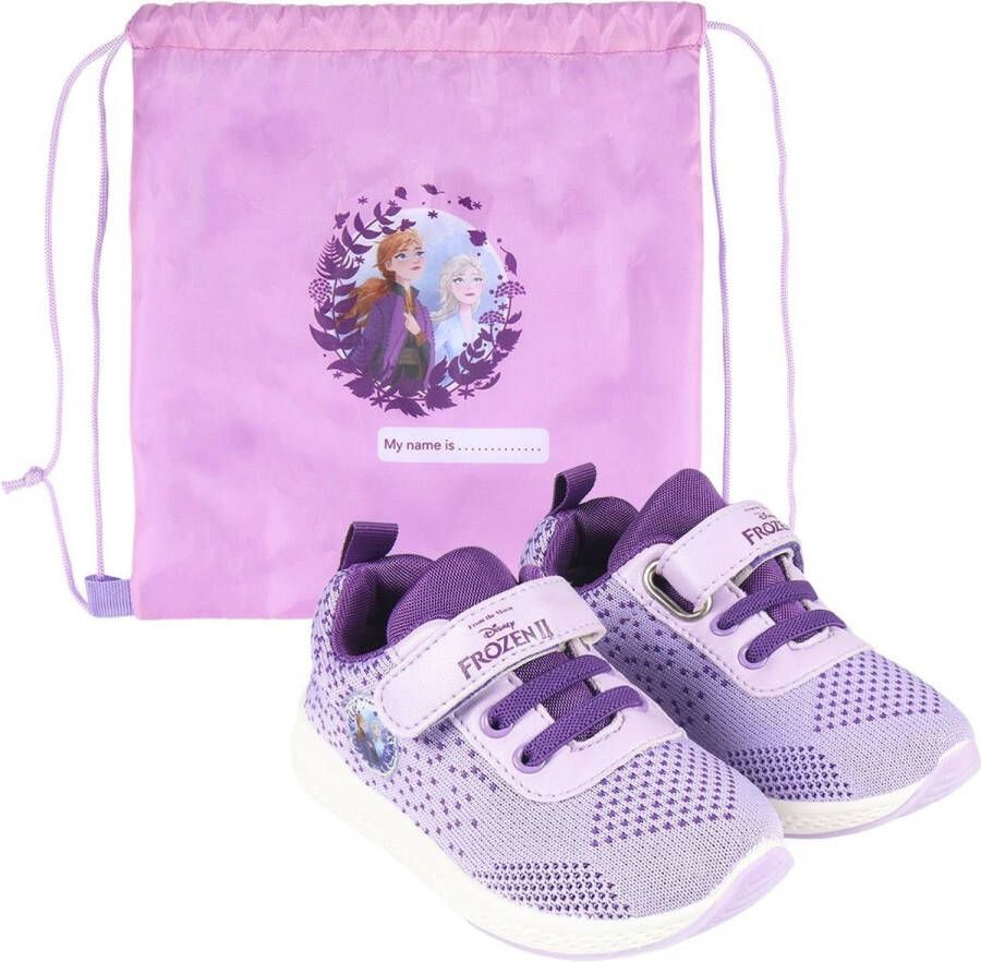 Disney Frozen 2 Schoenen met Sakki bag Paars