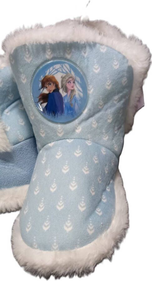 Disney Frozen hoge pantoffels sloffen blauw