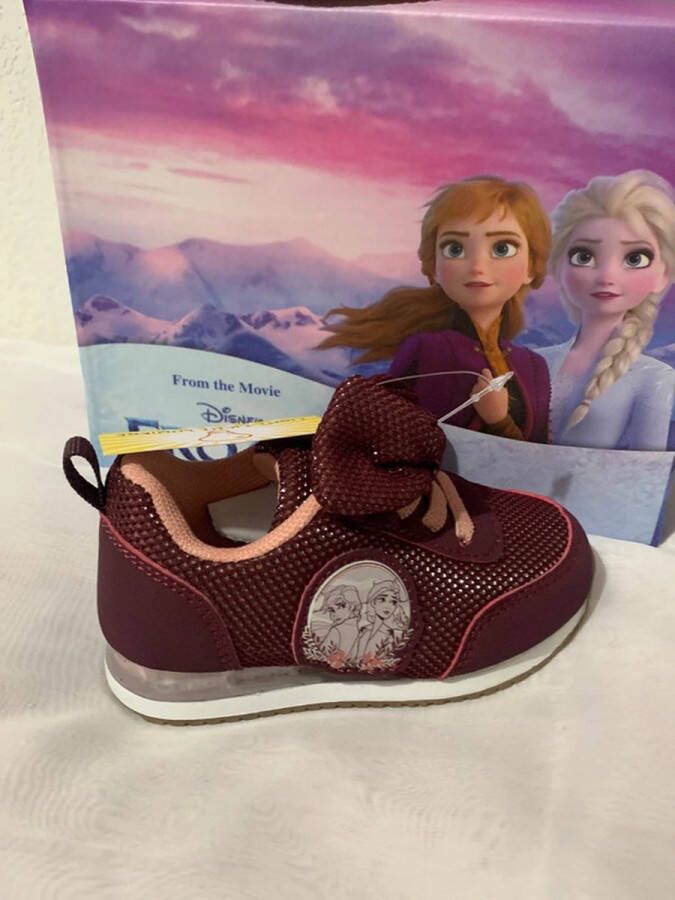 Disney Frozen sneakers licht schoenen bordeaux