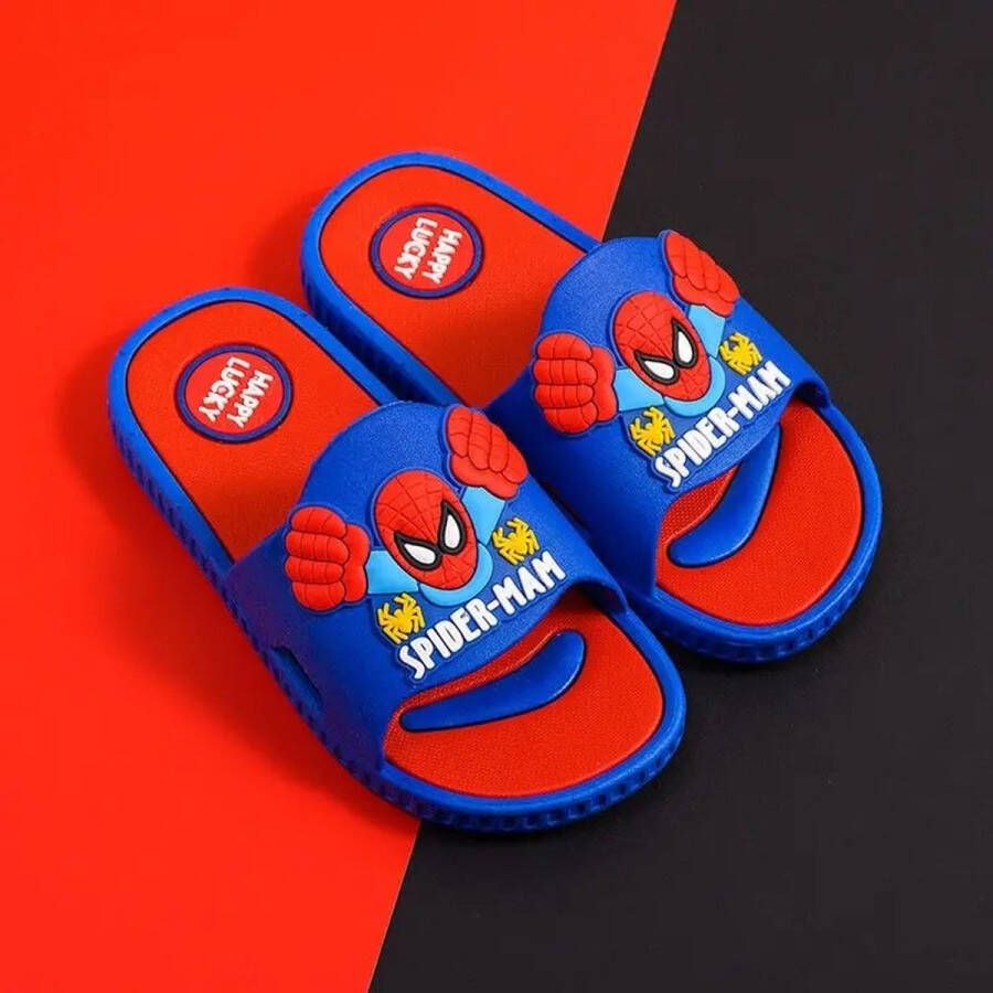 Disney Kosmos Spider Slippers Badslippers Kinderen Slippers en s- Rood blauw Voetlengte