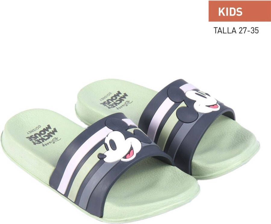 Disney Mickey Mouse Slippers Groen