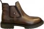 Online Express Heren schoenen- Chelsea Boots- Enkellaars (Let op: Zonder rits) Mannen laarzen 1006- Leather- Bruin - Thumbnail 1