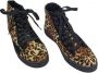 Schoenen half hoog panterprint met voering INGE Zwart Bruin - Thumbnail 3