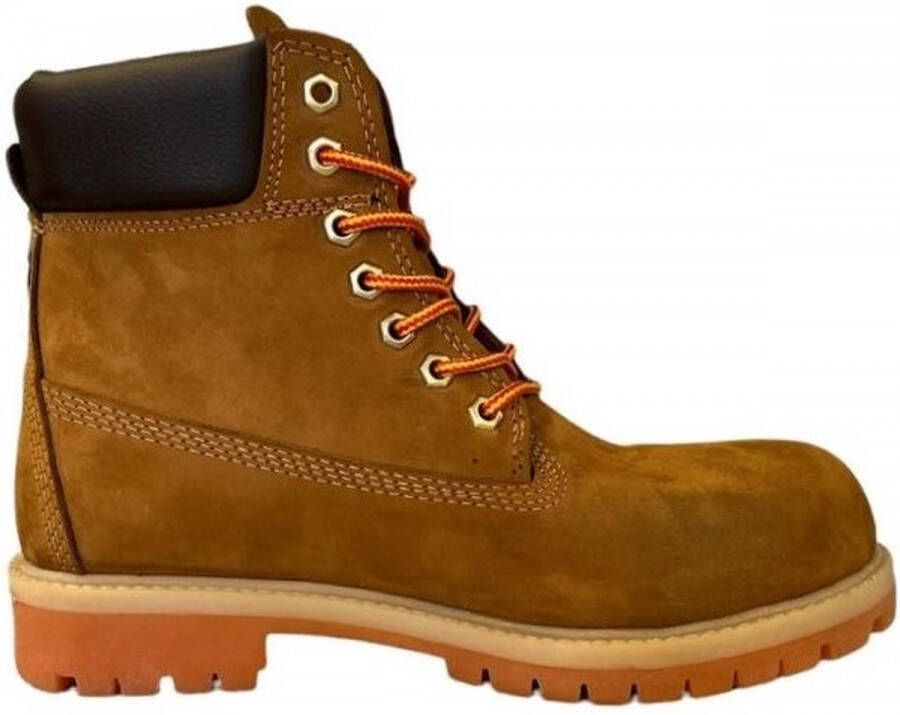 Online Express Heren Laarzen- Mannen Boots- 6-inch Veterboots- Winterboots- Mannen Schoenen- Winterlaarzen heren- Stevige Winterschoenen- Nubuck Leather- Cogna