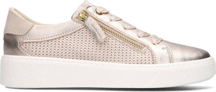 DL Sport 6207 Met Sneakers Leren Sneaker Dames Zilver