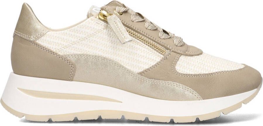 DL Sport 6551 Sneakers Leer Dames Beige