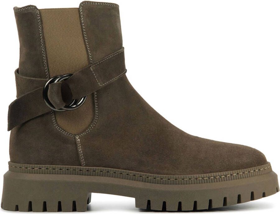 DL Sport Chelsea boots Dames Laarzen Damesschoenen Suède 5501 Taupe