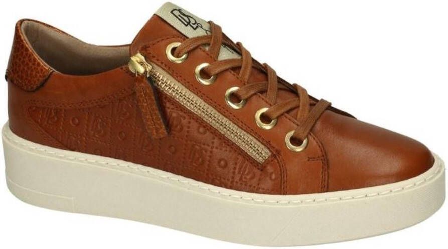 DL Sport Dlsport -Dames cognac caramel sneakers