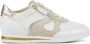 DL Sport Sneakers Dames Lage sneakers Damesschoenen Leer 6251 Wit combi - Thumbnail 1