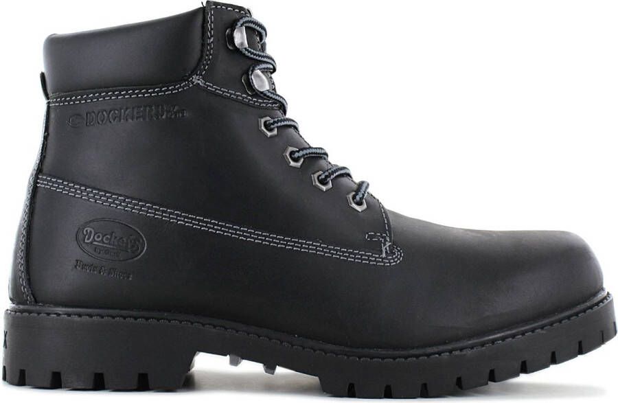 Dockers by Gerli Boots Heren Winter Schoenen Laarzen Boots Leer Zwart 53AX003