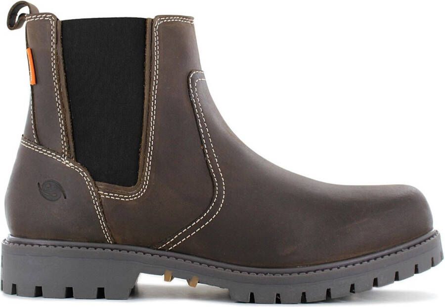 Dockers by Gerli Chelsea Boots Heren Enkellaarzen Laarzen Leer Schoko-Bruin 53AX004