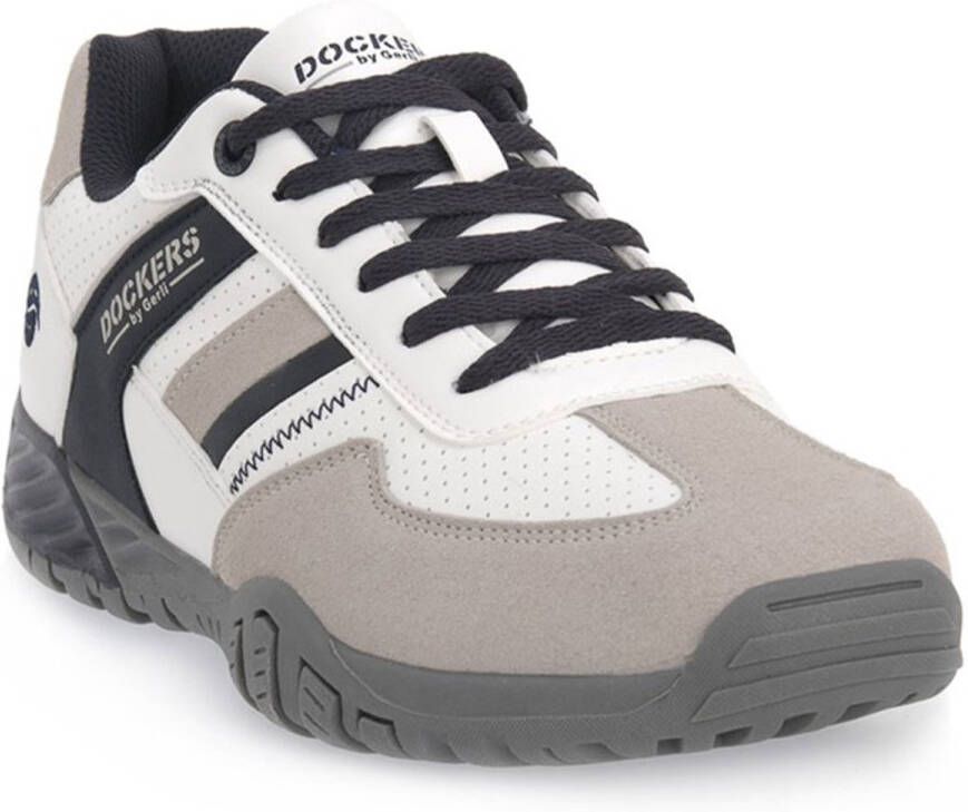 Dockers by Gerli herensneakers 54BN001-771512 Schoenen Off White Grey