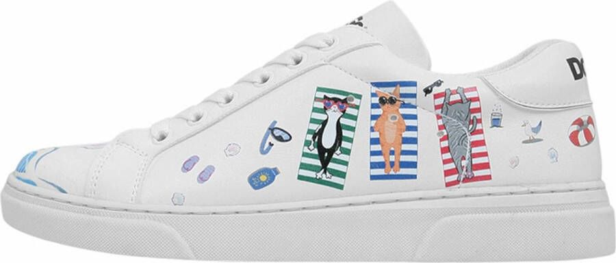 DOGO Ace Dames Sneakers Cats on the Beach