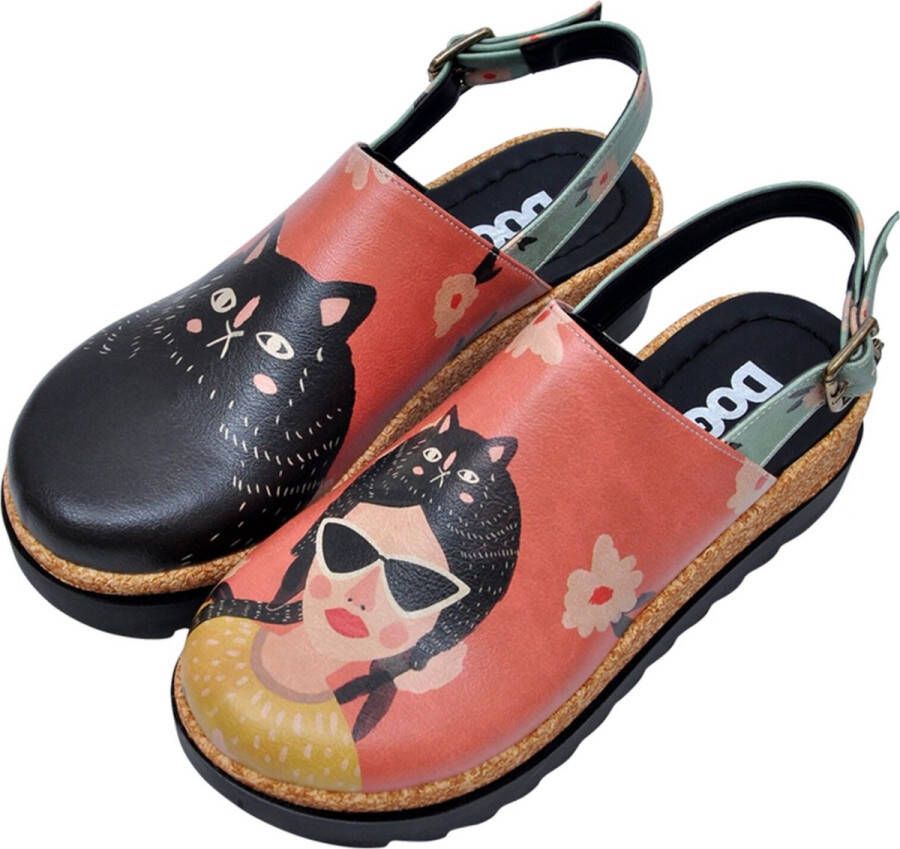 DOGO Akita Dames Sandalen- Cat Hat