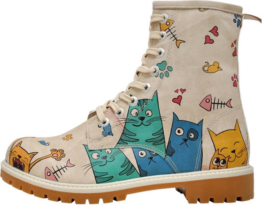 DOGO hoge veterschoenen Cat Lovers