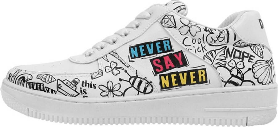 DOGO Dice Dames Sneakers Never Say Never