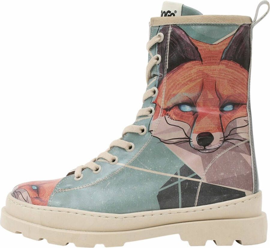 DOGO Gisele Dames Laarzen- Red Fox