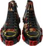 Dolce & Gabbana Camouflage High Top Sneakers met Versieringen Multicolor Heren - Thumbnail 1