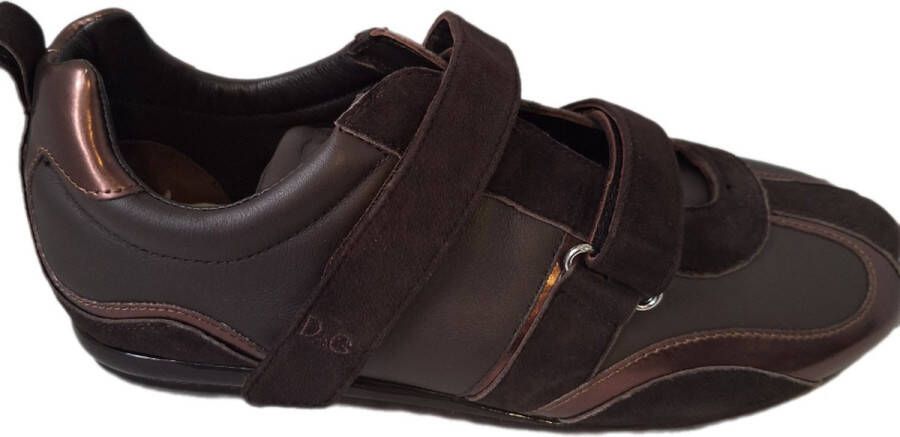 Dolce & Gabbana D&G BASSSA VELCRO BROWN LEDER?SUEDE