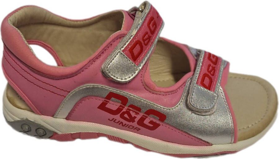 Dolce & Gabbana D&G JUNIOR SANDALO SPORTIVO PINK ROSE