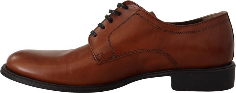 Dolce & Gabbana Bruin Leren Veterschoenen voor Heren Brown Heren