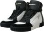 Dolce & Gabbana Zwart Wit Leren High Top Sneakers Black Heren - Thumbnail 1