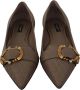 Dolce & Gabbana Blauw lederen geperforeerde slip op loafers schoenen - Thumbnail 1