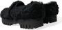 Dolce & Gabbana Zwarte Bont Leren Loafers Jurkschoenen Black Heren - Thumbnail 1
