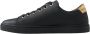 Dolce & Gabbana Klassieke Zwarte Gouden Leren Sneakers Schoenen Black Dames - Thumbnail 1