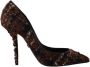 Dolce & Gabbana Multicolor Tweed Puntige Stiletto Pumps Multicolor Dames - Thumbnail 1