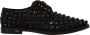 Dolce & Gabbana Studded Lace Up Formele Platte Schoenen Black Dames - Thumbnail 1