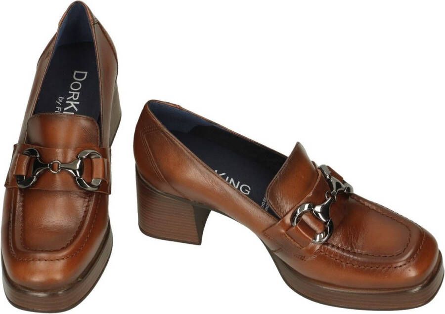 Dorking -Dames cogna caramel pumps & hakschoenen