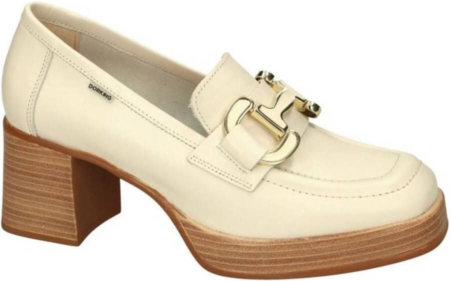 Dorking -Dames off-white-crÈme-ivoorkleur pumps & hakschoenen