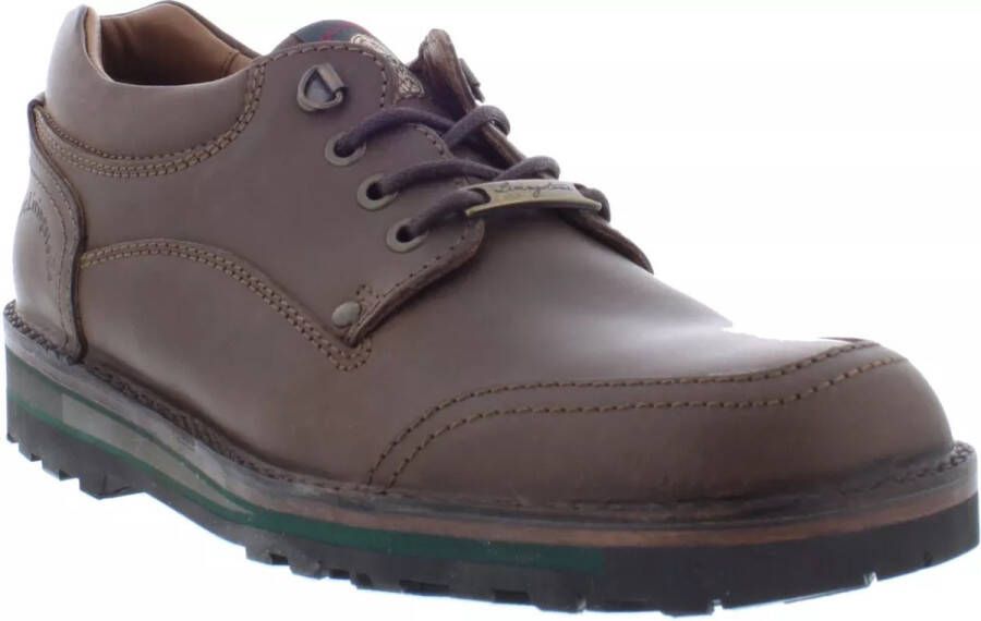 Livingstone by Piedro Livingstone bruin nubuck veterschoen wijdte