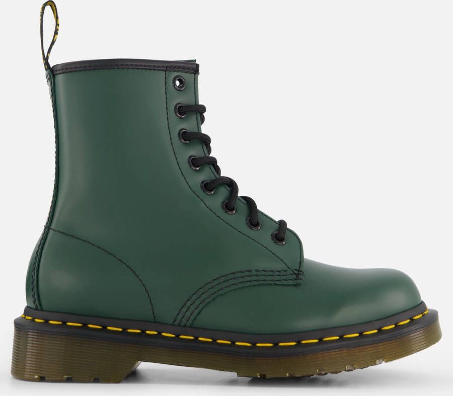 Dr. Martens 1460 Smooth dames leren veterboots Groen Echt leer