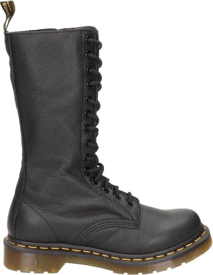 Dr martens 1B99 Quad hoge laars van zacht leer Zwart Leer Hoge laarzen Dames - Foto 2