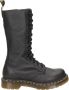 Dr martens 1B99 Quad hoge laars van zacht leer Zwart Leer Hoge laarzen Dames - Thumbnail 2