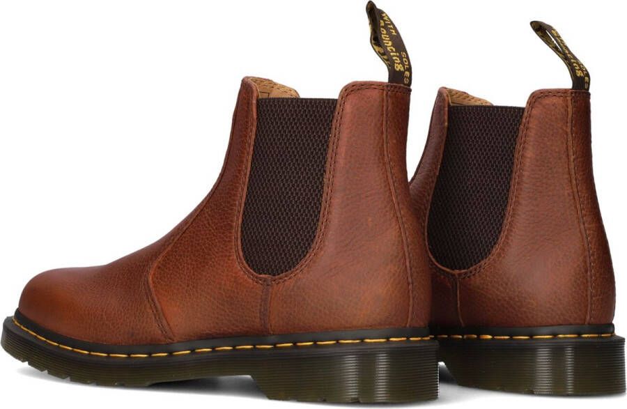 Dr. Martens Bruine Leren Chelsea Laarzen met Tech Stof Brown Heren