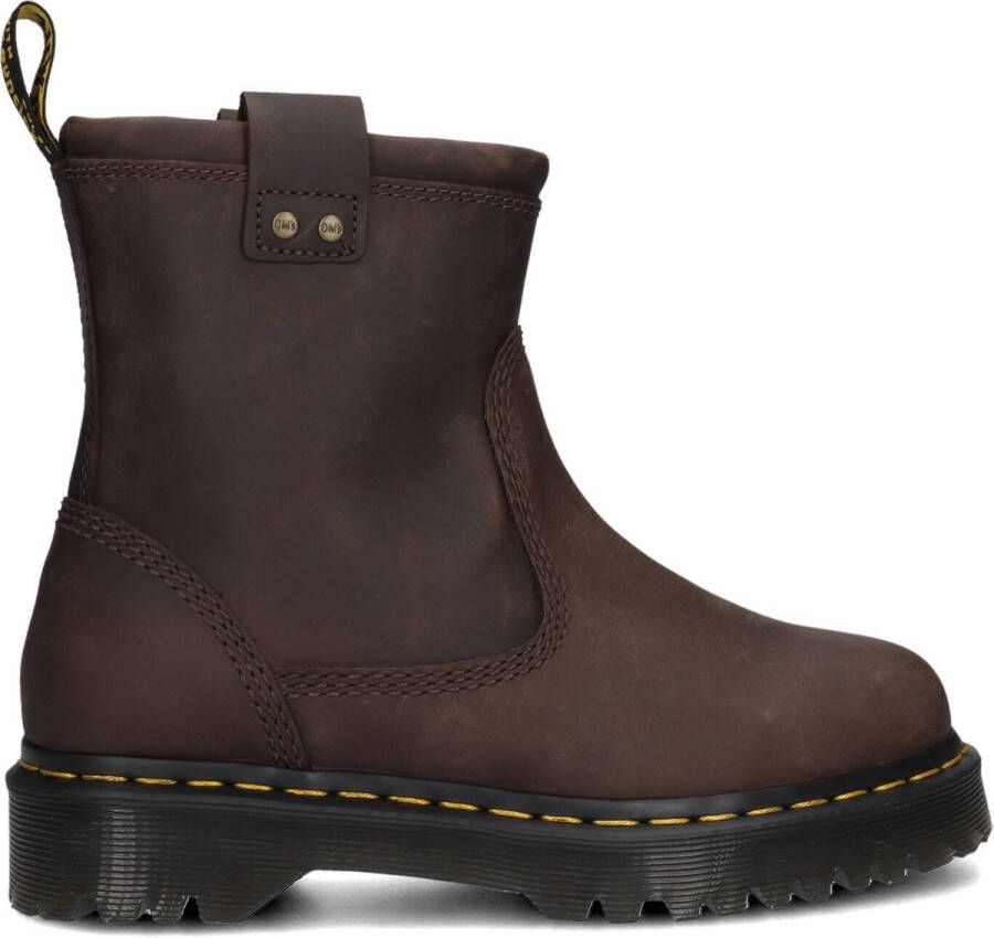 Dr. Martens Enkellaarzen met Uniek Ontwerp Brown Dames