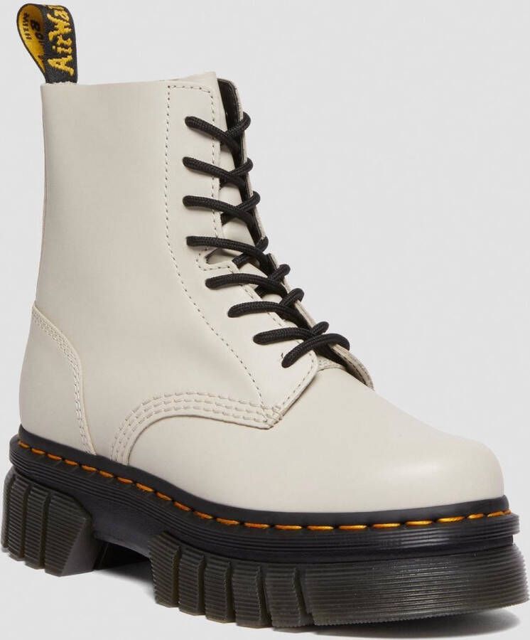 Dr. Martens Audrick Platform Grey Nappa Lux Dames Boots