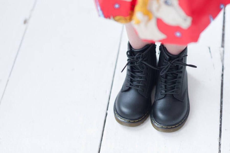 Dr. Martens BROOKLEE TODDLER Veterboots Chelsea boots Jongen Meisje Laarzen Zwart 22 (883985596948)