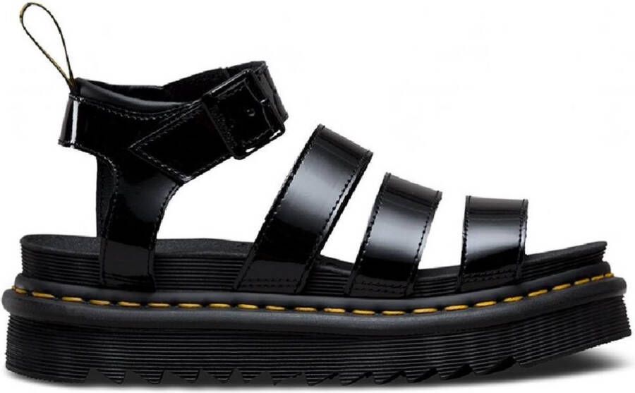 Dr. Martens Zwarte Blaire Sandalen met Enkelband Black Dames