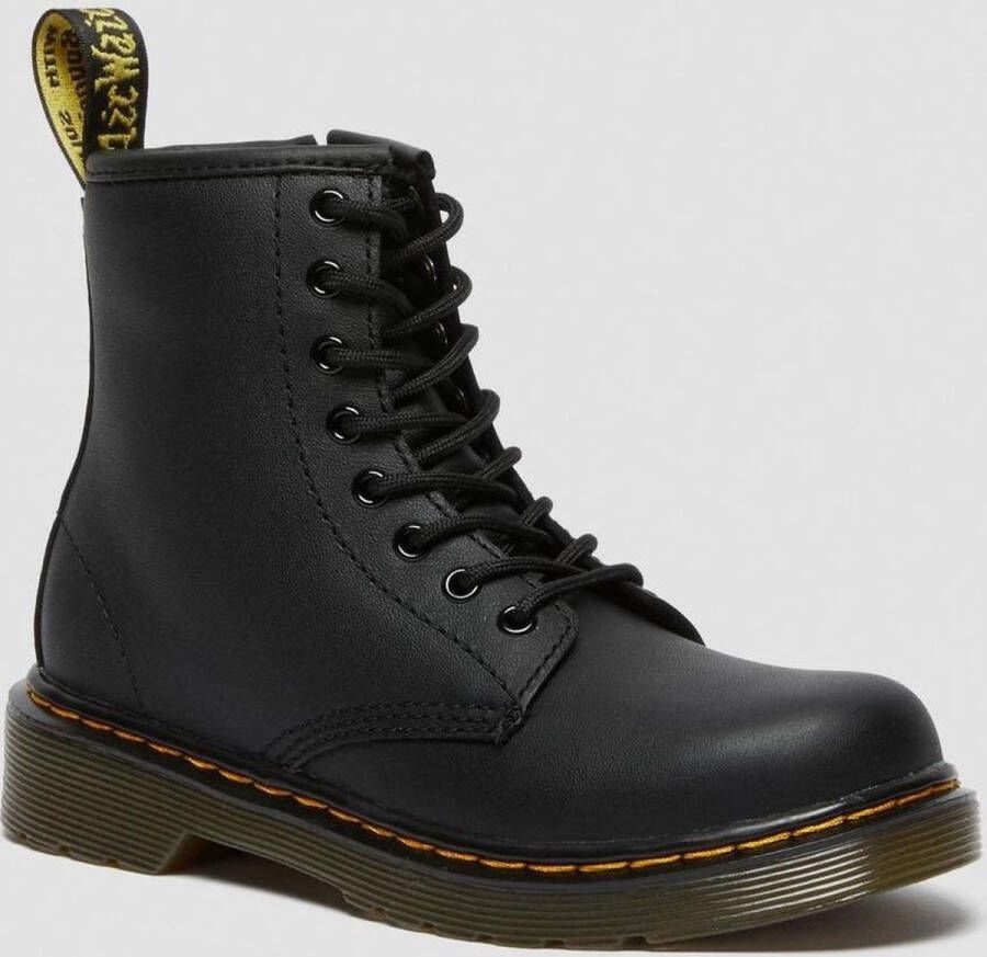 Dr. Martens Delaney Schoenen met rits en veter Meisjes Zwart;Zwarte Black softy