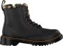 Dr. Martens Dr Martens 1460 K Serena Veterboots Laarzen Met Veters Meisjes Zwart - Thumbnail 2