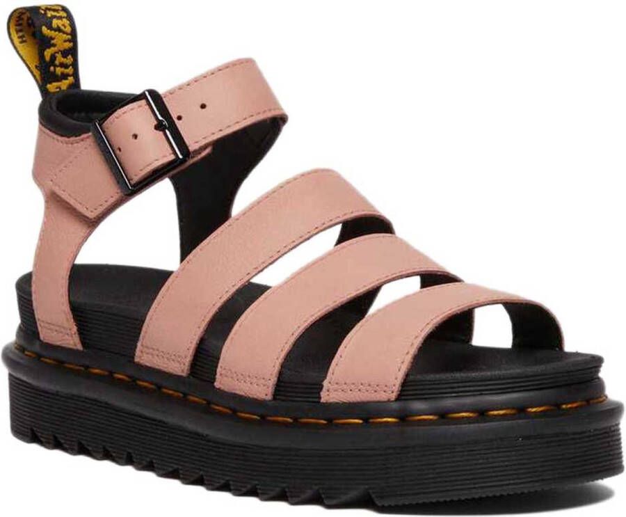 Dr. Martens Roze sandalen voor dames met gesp strik Pink Dames